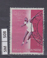 SAN MARINO    1960	Olimpiadi Di Roma L.1 Usato - Usados