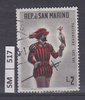 SAN MARINO    1961	Caccia Antica, L. 2 Usato - Used Stamps