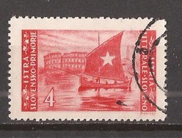 1946  38   JUGOSLAVIJA ITALIJA SLOVENIJA ISTRIA LITORALE PERF-12  USED - Monuments