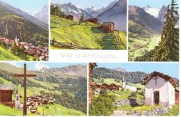 Val D'Anniviers / St. Luc Les Moyes Zinal Chandolin  / Carte Couleur Petit Format - Chandolin