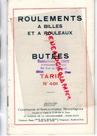 75- PARIS- 89- AUXERRE- CATALOGUE SKF- COMPAGNIE APPLICATIONS MECANIQUES-ROULEMENTS BILLES ROULEAUX-BUTEES-P. SOUTY-1930 - Auto's