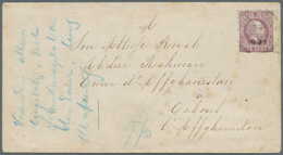 08048 Afghanistan: 1897, 25c Stationery Envelope Addressed In French "To His Royal Highness, Emir Of Affgh - Afghanistan