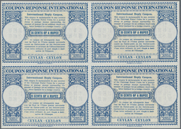 08112 Ceylon / Sri Lanka: 1949/1953. Lot Of 2 Different Intl. Reply Coupons (London Type) Each In An Unuse - Sri Lanka (Ceylan) (1948-...)