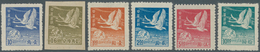 08181 China: 1949, Wild Geese 10 C. (unissued), 16 C. Imperforated (unissed) And $1/$10, Unused No Gum As - Sonstige & Ohne Zuordnung