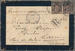 08244 China - Fremde Postanstalten / Foreign Offices: French Offices, 1903. Registered Mourning Envelope ( - Altri & Non Classificati