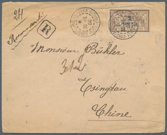 08272 China - Besonderheiten: Incoming Mail, 1904, Turkey/Osman Empire, French Offices In Turkey, 2 Pia/50 - Autres & Non Classés