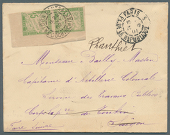 08420 Französisch-Indochina: 1901. Stampless Envelope Written From Paris Addressed To The French Expeditio - Storia Postale