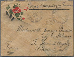 08422 Französisch-Indochina: 1902, Field Posts "Corps D'occupation Du Tonkin" Wooden Illustrated Envelope - Briefe U. Dokumente