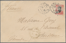 08436 Französisch-Indochina: 1913. Envelope Addressed To France Cancelled By 'Poste Rurale/Tam-Toa/Provinc - Lettres & Documents