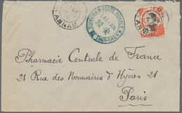 08441 Französisch-Indochina: 1916. Envelope Addressed To France Cancelled By 'Poste Rurale/Province De Thu - Lettres & Documents