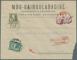 08461 Französisch-Indochina: 1930. Envelope (corner Fault At Lower Right) Addressed To Saigon Bearing Indo - Storia Postale