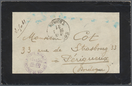 08464 Französisch-Indochina: 1931. Mourning Envelope Addressed To France Bearing French Indo-China SG 116, - Briefe U. Dokumente