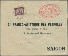 08472 Französisch-Indochina: 1933. Envelope (small Faults/tear At Top And Right) Addressed To Saigon Beari - Briefe U. Dokumente