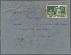 08486 Französisch-Indochina: 1944. Envelope (vertical Fold) Addressed To Hanoi Bearing Lndo-China SG 319, - Lettres & Documents