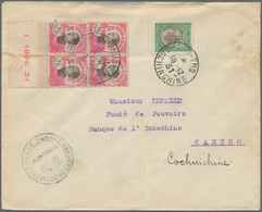 08493 Französisch-Indochina - Portomarken: 1931. Envelope (vertical And Horizontal Fold, Addressed To The - Portomarken