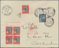 08494 Französisch-Indochina - Portomarken: 1932. Envelope Addressed To Can-Tho Bearing Lndo-China SG 142, - Segnatasse