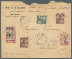 08509 Französisch-Indochina - Postämter In Südchina: KOUANG-TCHEOU: 1927. Charged Envelope (opening Faults - Altri & Non Classificati