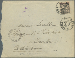 08511 Französisch-Indochina - Postämter In Südchina: Kouang-Tcheou, 1930. Envelope (roughly Opened At Left - Altri & Non Classificati