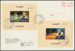 08535 Fudschaira / Fujeira: 1972, 400th Anniversary Of Birth Of Johannes Kepler, DE LUXE SHEETS, Complete - Fujeira