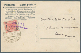 08551 Holyland: 1907. Picture Postcard Of 'Tabor' Written Front Nazareth Addressed To France Bearing Austr - Palestina