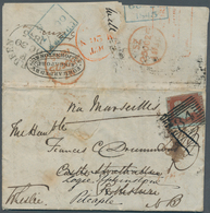 08558 Hongkong: 1845. Stampless Envelope Written From Hong Kong Dated '3rd August 1845' Addressed To Scotl - Altri & Non Classificati