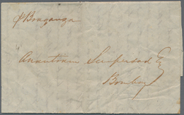 08561 Hongkong: 1850. Stampless Envelope Written From Canton 28th October 1850 Addressed To Bombay, Lndia - Autres & Non Classés