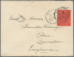 08575 Hongkong: 1894. Envelope Addressed To England Written From H.M.S. Edgar At Chefoo Routed Via Hong Ko - Autres & Non Classés