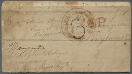 08649 Indien - Vorphilatelie: 1837 "INDIA SOLDIERS LONDON / 3" Circled Handstamp On Soldier's Letter Writt - ...-1852 Prefilatelia