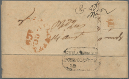 08650 Indien - Vorphilatelie: 1837 (14 Aug.) DANISH SETTLEMENT: Entire Letter From SERAMPORE To The Deputy - ...-1852 Prefilatelia