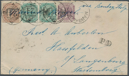 08712 Indien: 1873 Cover From Mangalore To Hassfelden, Württemberg, Germany Via Bombay, Aden And Brindisi - Autres & Non Classés