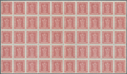 08752 Indien - Dienstmarken: 1950, 2, 5 And 10 Rupies, Sheetparts With Totally 200 Of Each Value, Mnh, CV - Dienstmarken