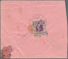 08820 Indien - Feudalstaaten: MORVI 1936: Two Registered Covers From Morvi City, One Franked On Back By 19 - Autres & Non Classés