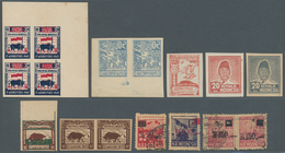 08824 Indonesien - Vorläufer: 1943/48, The Assembly Of Better Early Materials, Inc. 20 S. Blue/red Proof C - Indonesia