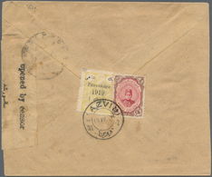 08925 Iran: 1919, Three Covers Bearing 1919 Provisoire Overprints, Cancellations Of Anar, Azvin And Tehera - Iran