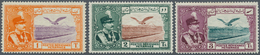 08934 Iran: 1930, Eagle Air Mail, Complete Set Of 17 Values, 1 Ch - 3 Ts, Mint Lightly Hinged. - Iran