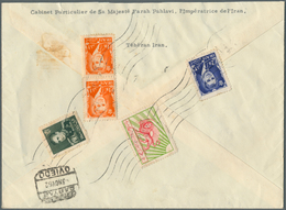 08949 Iran: 1962, Registered Airmail Cover "Cabinet Particulier De Sa Majeste Farah Pahlavi, L'Imperatrice - Iran