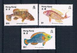 Hong Kong 1981 Fische Mi.Nr. 368/69/71 ** - Ongebruikt