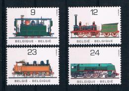 Belgien 1985 Eisenbahn Mi.Nr. 2222/25 Kpl. Satz ** - Unused Stamps