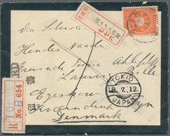 08985 Japan: 1899, Kiku 20 S. Tied "Imperial Hotel ...7..." To Small Size Morning Cover Via "TOKIO 19.7.12 - Sonstige & Ohne Zuordnung