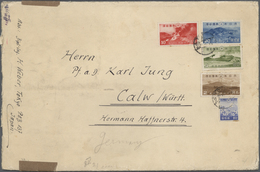09001 Japan: 1939/40, NP Arisan 10 S., Seto 20 S. Etc. Total 56 S. Tied "TOKY(O) 22.2.(40) To Cover (270x1 - Sonstige & Ohne Zuordnung