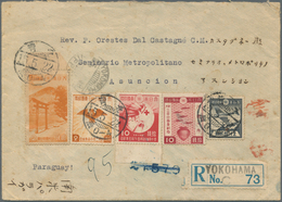 09026 Japanische Post In Korea: 1940, Red Cross 10 Sen, 2600th Anniv. 10 Sen Etc. Tied "Bukchon 15.5.22" T - Militärpostmarken