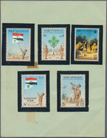 09105 Jemen: 1964, Scouts Five Different HANDPAINTED ESSAYS In Not Realised Designs And Different Denomina - Yemen