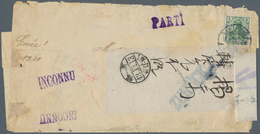 09227 Korea: Incoming Mail, 1910, Germany, Wrapper With 5 Pf. Tied "LEIPZIG 30.10.10" To Seoul, S. L. "PAR - Korea (...-1945)