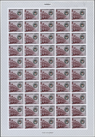 09259 Kuwait: 1970. First National Guard Graduation. Set Of 2 Values In Complete IMPERFORATE Sheets Of 50. - Koweït