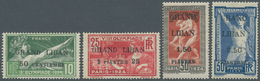 09344 Libanon: 1924, Olypic Games, Complete Set Each With "Small G In GRAND", Mint O.g. With Hinge Remnant - Libanon