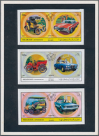09767 Schardscha / Sharjah: 1971, European And American CARS (oldtimers And Modern Cars) Nine Different Im - Schardscha