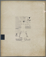 09769 Schardscha / Sharjah: 1971, Sports (golf, Basketball, Tennis, Table Tennis And Cricket) Complete Set - Schardscha