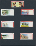 09785 Schardscha / Sharjah: 1972, John F. KENNEDY Complete Set Of Six Imperforate PROOFS With White Margin - Schardscha