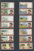 09786 Schardscha / Sharjah: 1972, John F. KENNEDY Two Complete Sets Of Six Imperforate PROOFS With White M - Schardscha