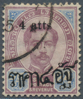 09936A Thailand: 1892, 4 Atts./24 Atts. Type II, Used. - Thaïlande